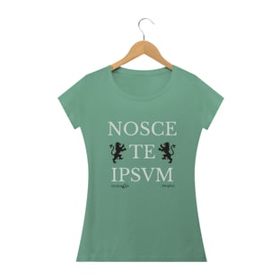Nome do produtoCamiseta envelhecida feminina Nosce te Ipsum B
