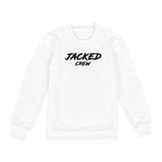 Moletom JACKED CREW - WHITE (UNISSEX)