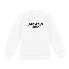 Moletom JACKED CREW - WHITE (UNISSEX)