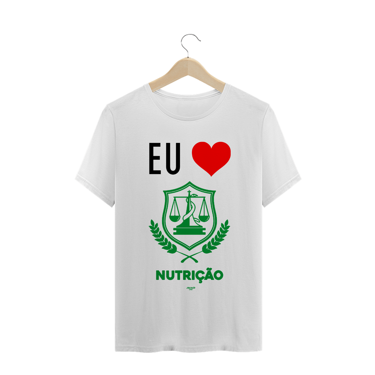 Nome do produto: Camiseta EU <3 NUTRIÇÃO - WHITE