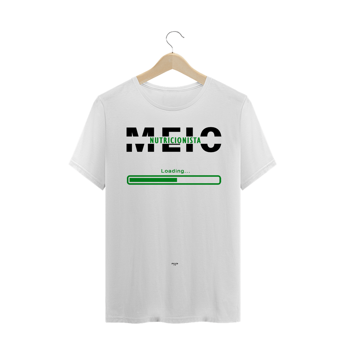 Nome do produto: Camiseta - MEIO NUTRICIONISTA - WHITE