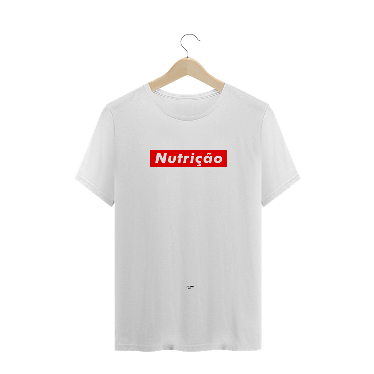 Nome do produto: Camiseta NUTRIÇÃO LOGO (Supreme Style) - WHITE