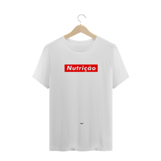 Camiseta NUTRIÇÃO LOGO (Supreme Style) - WHITE