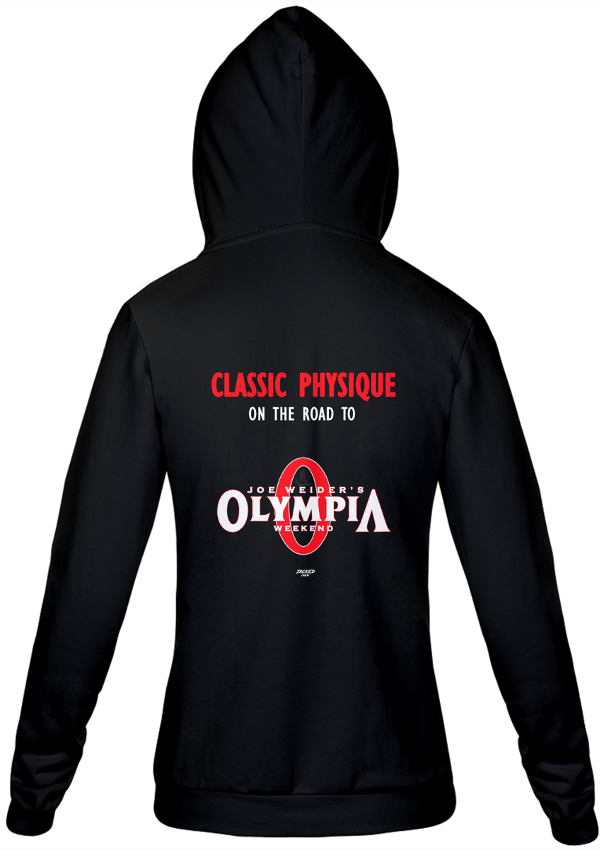 Nome do produto: Moletom CLASSIC PHYSIQUE OLYMPIA - BLACK