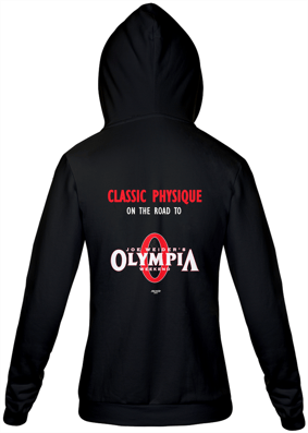 Moletom CLASSIC PHYSIQUE OLYMPIA - BLACK