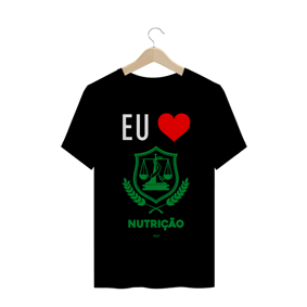 Camiseta EU <3 NUTRIÇÃO - BLACK