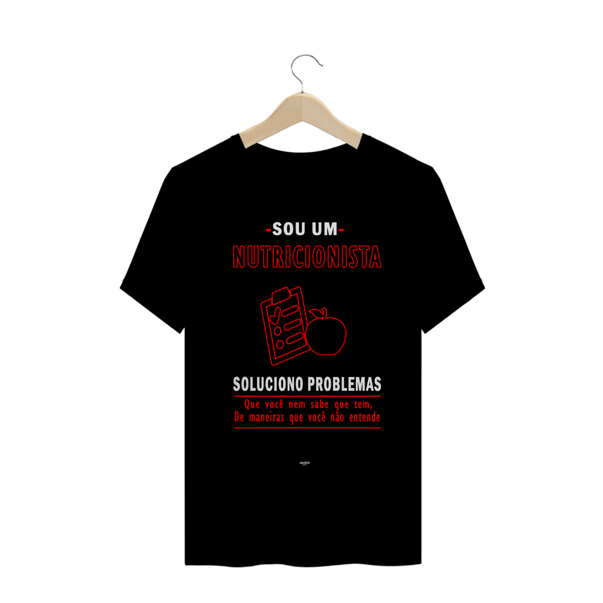 Nome do produto: Camiseta - SOU UM NUTRICIONISTA.. - RED 