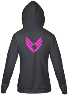 Nome do produtoMoleton Com capuz Logo Style Rosa