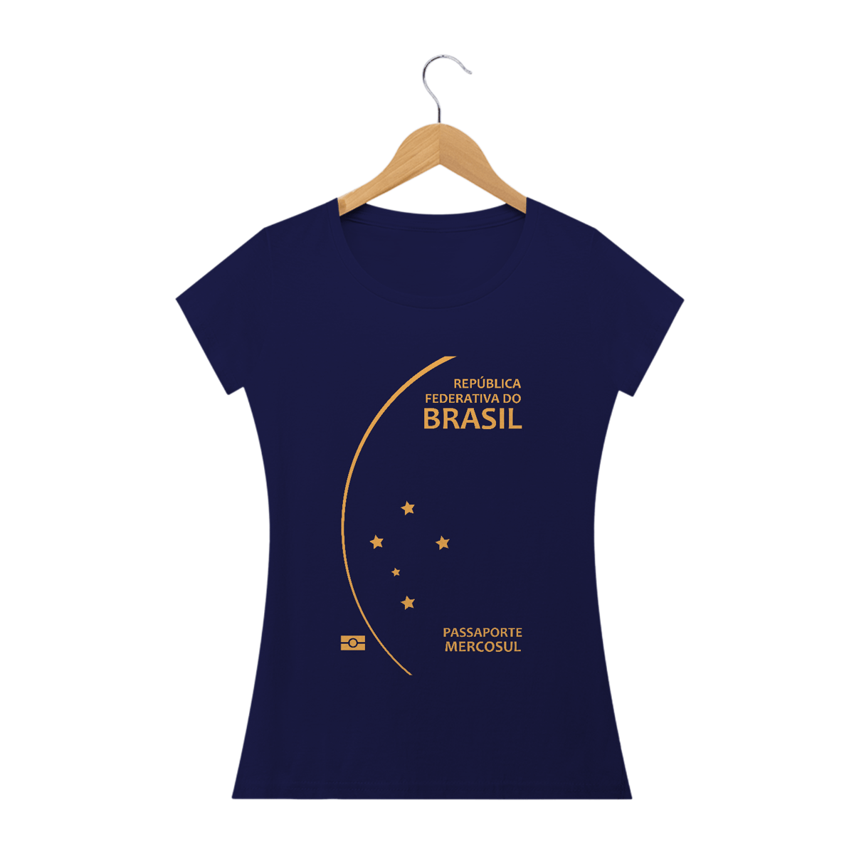 Nome do produto: Babylook Fem. Passaporte Brasileiro Mercosul