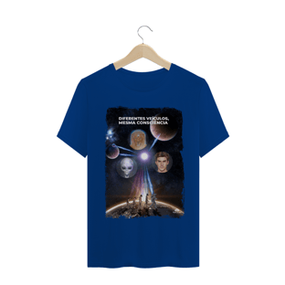 Nome do produtoCamiseta Unissex - As Consciências nos Mundos