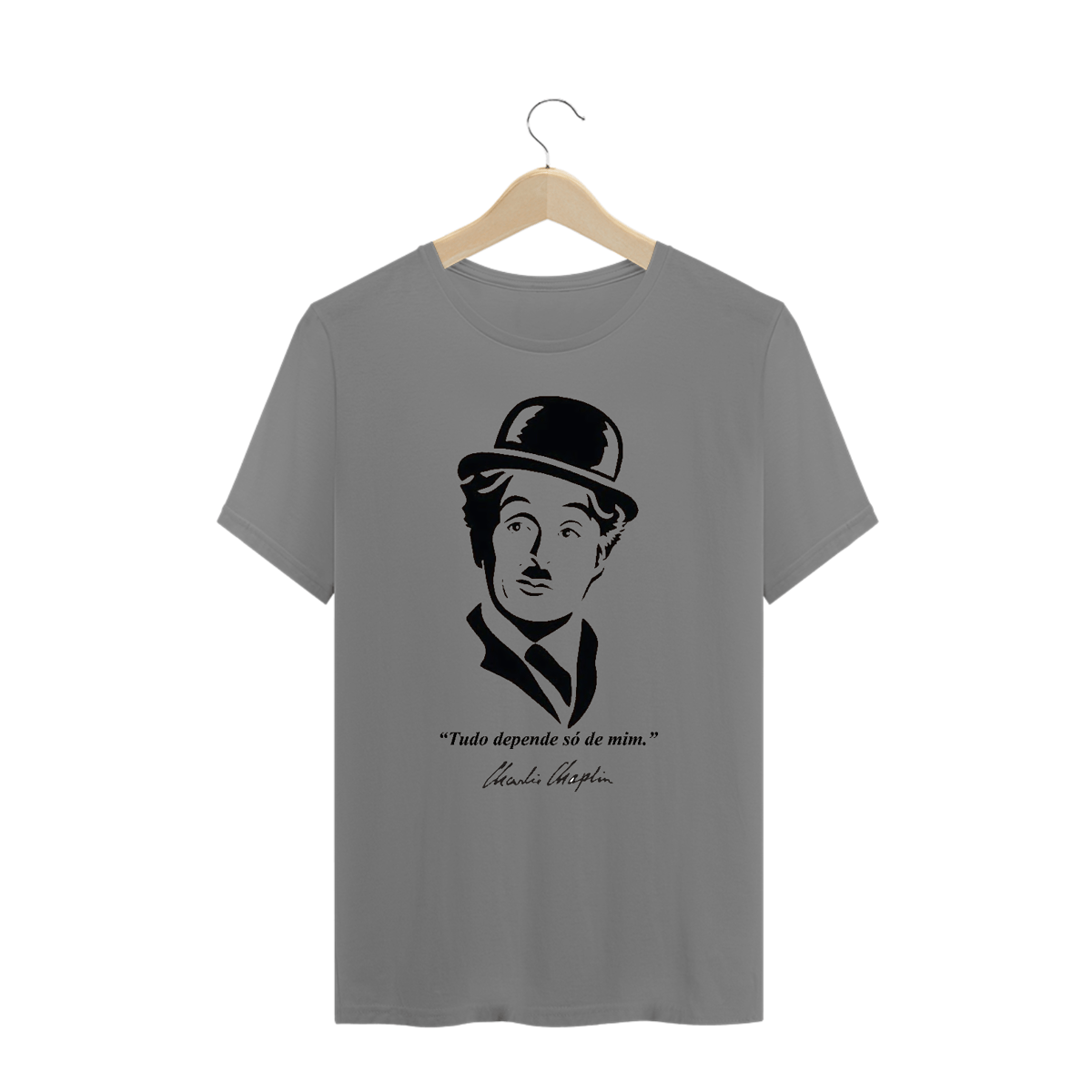 Nome do produto: Cam. Plus Size Unissex - Chaplin