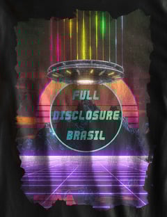 Nome do produtoTS Unissex - Full Disclosure Brasil Retrowave Logo