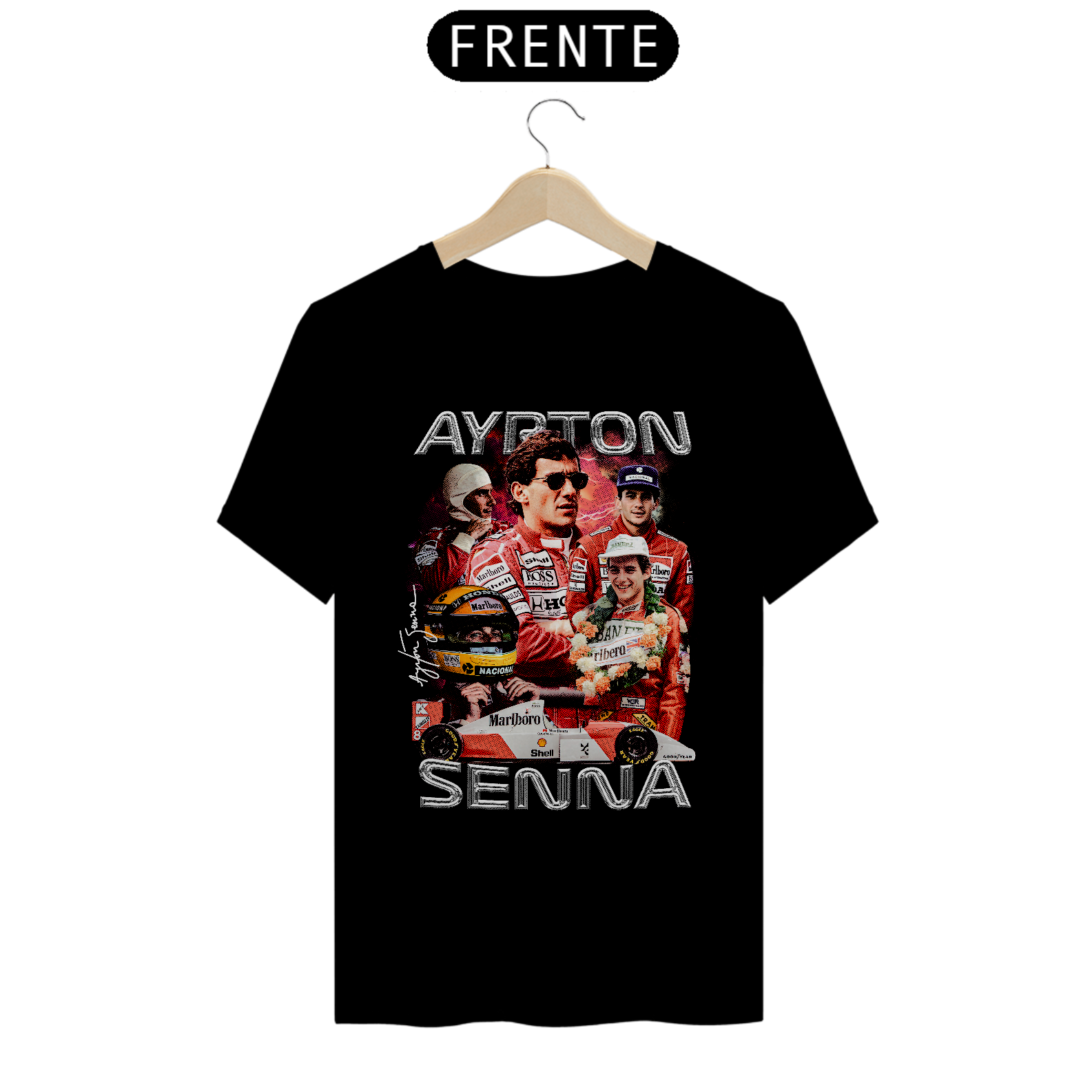 Camiseta Ayrton Senna