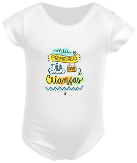 Nome do produto BODY INFANTIL MEU PRIMEIRO DIA DAS CRIANÇAS