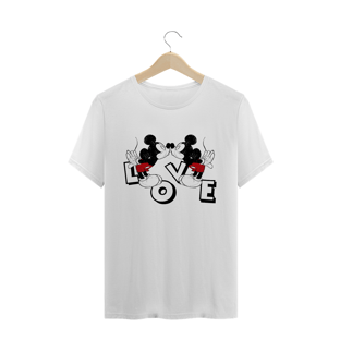 Nome do produtoT-Shirt Mickey & Mickey Namorados LOVE (Branca)