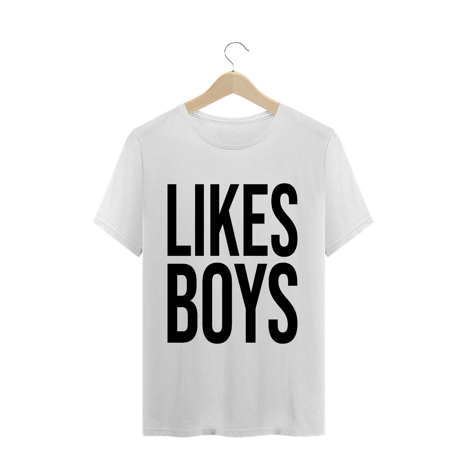 T-Shirt Likes Boys Glee (Branca)