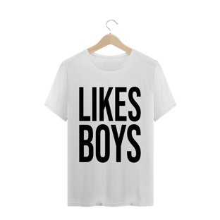 Nome do produtoT-Shirt Likes Boys Glee (Branca)