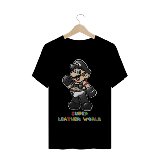 Nome do produtoT-Shirt Super Mario Leather World (Preta)