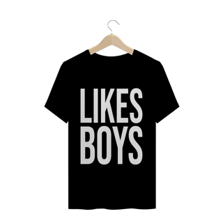 T-Shirt Likes Boys Glee (Preta)