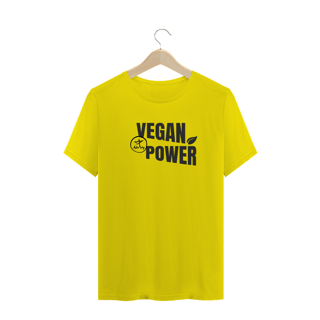 Nome do produto Camiseta Unissex | VEGAN POWER | AstroVeg
