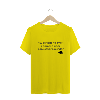 Nome do produto Camiseta Unissex | Acredito no Amor | AstroVeg