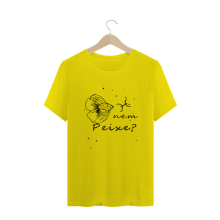 Nome do produto Camiseta Unissex | Peixes | Nem Peixe? | P&B 