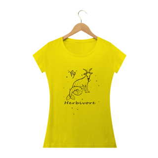 Nome do produto Camiseta Baby Long | Capricórnio | Herbivore | P&B 