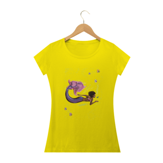 Nome do produto Camiseta Baby Long | Sereia Vegana 