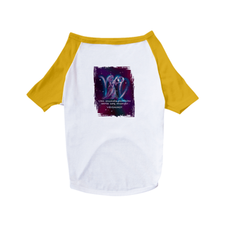 Nome do produto Camiseta para Pet | Virgem | Um mundo perfeito seria um mundo VEGANO! | Color