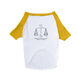 Nome do produto Camiseta para Pet | Libra | Coloque na balança e verá: O futuro é vegano! | P&B 