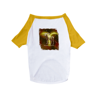 Nome do produto Camiseta para Pet | Áries | Vegan Power | Color