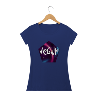 Nome do produto Camiseta Baby Long | Vegan Astral | Pentágono
