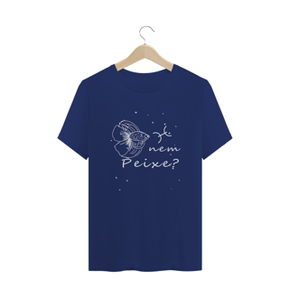Nome do produto Camiseta Unissex | Peixes | Nem Peixe? | P&B 