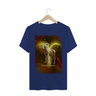Nome do produto Camiseta Unissex | Áries | Vegan Power | Color