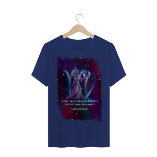 Nome do produto Camiseta Unissex | Virgem | Um mundo perfeito seria um mundo VEGANO! | Color