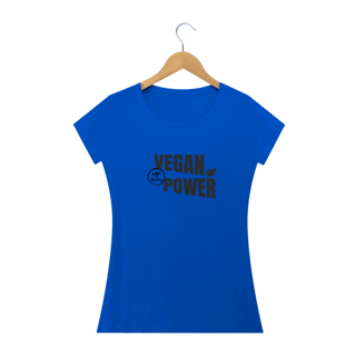 Nome do produto Camiseta Baby Long | VEGAN POWER | AstroVeg