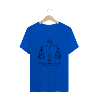 Nome do produto Camiseta Unissex | Libra | Coloque na balança e verá: O futuro é vegano! | P&B