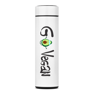 Nome do produto Abacate Go Vegan Garrafa Térmica