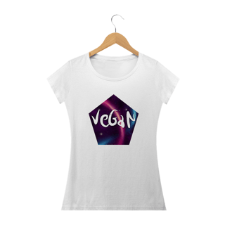 Nome do produto Camiseta Baby Long | Vegan Astral | Pentágono