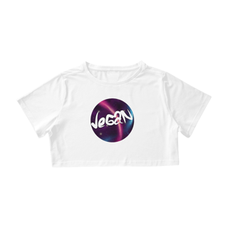 Nome do produto Camiseta Cropped | Vegan Astral | Círculo