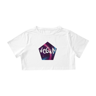 Nome do produto Camiseta Cropped | Vegan Astral | Pentágono