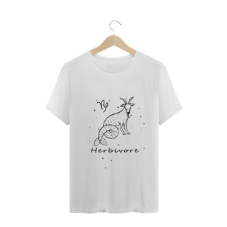 Nome do produto Camiseta Unissex | Capricórnio | Herbivore | P&B 