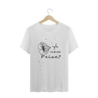 Nome do produto Camiseta Unissex | Peixes | Nem Peixe? | P&B 