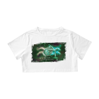 Nome do produto Camiseta Cropped | Aquário | Seja livre, Deixe ser livre | Color