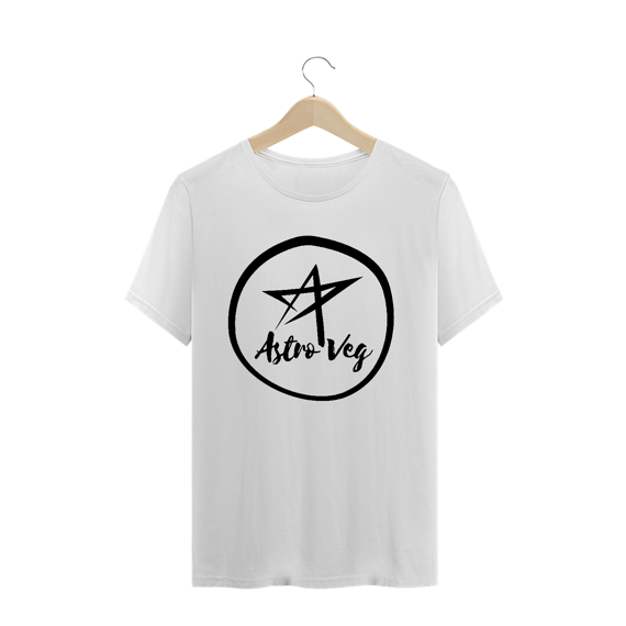 Camiseta Unissex | Logo P&B | AstroVeg