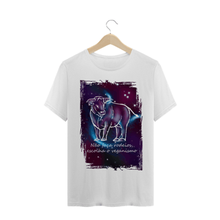 Nome do produto Camiseta Unissex | Touro | Não faça rodeios, escolha o veganismo | Color