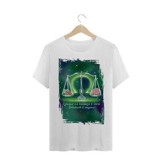 Nome do produto Camiseta Unissex | Libra | Coloque na balança e verá: O futuro é vegano! | Color