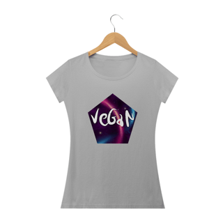 Nome do produto Camiseta Baby Long | Vegan Astral | Pentágono