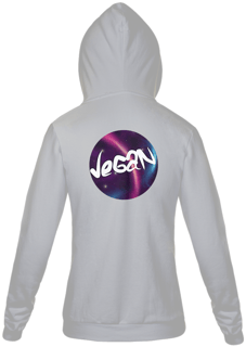 Nome do produto Moletom Com Zíper Unissex | Vegan Astral | Círculo