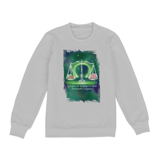 Nome do produto Blusão Moletom Unissex | Libra | Coloque na balança e verá: O futuro é vegano! | Color